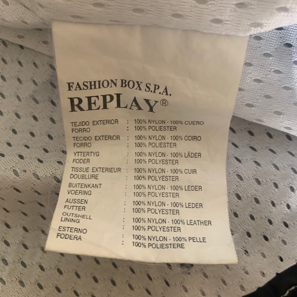 Replay “made in Italy “ motorcycle jacket - Picture 7 of 16